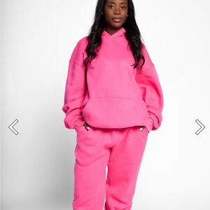 Hot Pink Comfrt Hoodie
